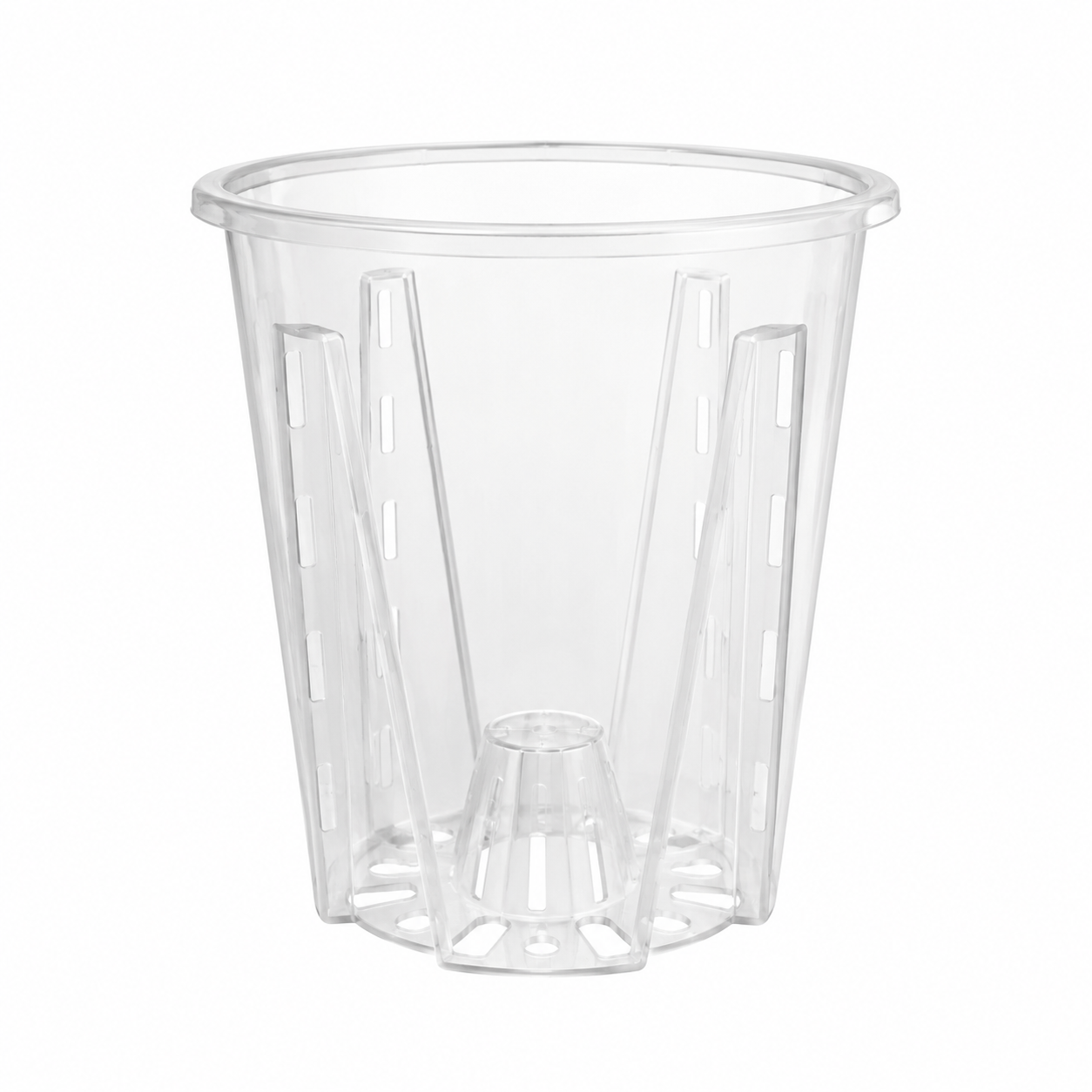 Průhledný anti-spirálový květináč Aroid Pot